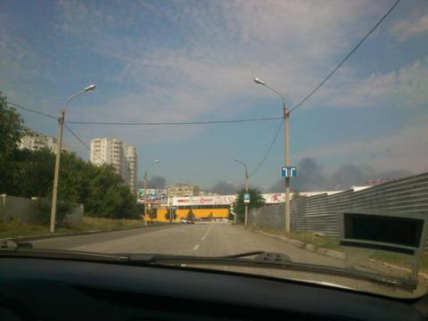 Взрыв на химзаводе в Донецке (ФОТО) Взрыв на химзаводе в Донецке (ФОТО)