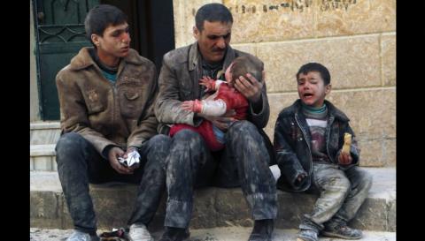 От чего бегут в Европу: гражданская война в Сирии (ФОТО)