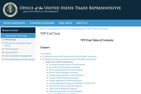 Одиннадцать друзей Штатов. Чем грозит миру подписание Транстихоокеанского соглашения