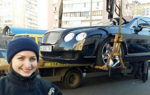 В Киеве эвакуировали Bentley