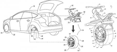Компания Ford создала первое колесо-трансформер (ФОТО) 