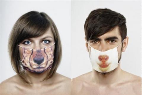 Забавные маски, которые защитят от гриппа (ФОТО)