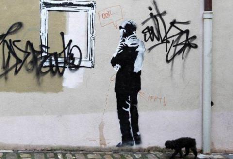 Легендарный граффитист Бэнкси оказался Робином Каннингемом