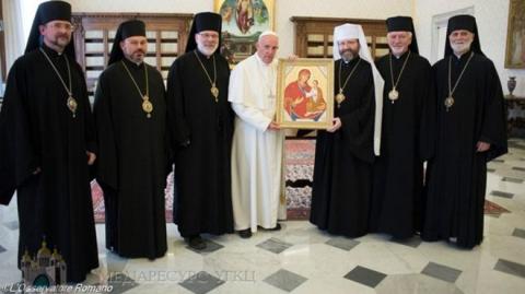Папа Римский Франциск встретился с представителями УГКЦ