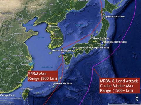 Китай готовит превентивный ракетный удар по базам США в Японии?
