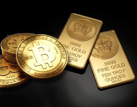 Биткоин впервые в истории обошел по стоимости золото