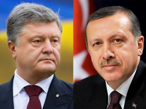 Порошенко призвал Эрдогана игнорировать выборы президента России в оккупированном Крыму