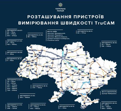 В Киеве появятся новые радары TruCAM