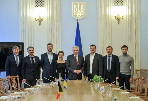 Члены украинской делегации в ПАСЕ встретились с представителями делегации Королевства Бельгии во главе с Вице-премьер-министром Бельгии Дидье Рейндерсом