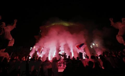 В Сербии 11-е выходные подряд прошли массовые протесты против президента