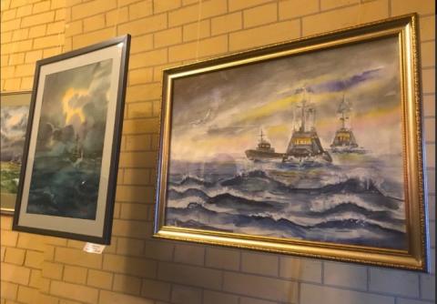 Пленные моряки: В Киеве открыли благотворительную выставку картин