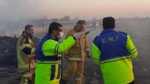 Крушение украинского самолета в Иране: опубликованы жуткие фото