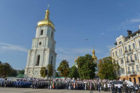 Председатель Верховной Рады Украины Дмитрий Разумков принял участие в торжествах по случаю 29-й годовщины Независимости Украины