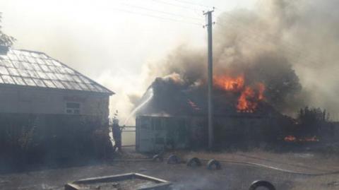 Пожар под Харьковом полностью уничтожил село