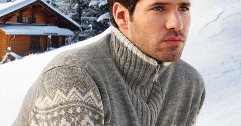 Мужской свитер: разновидности фасонов и материалов