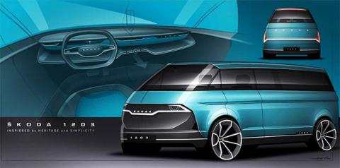 Skoda показала свой аналог VW Multivan