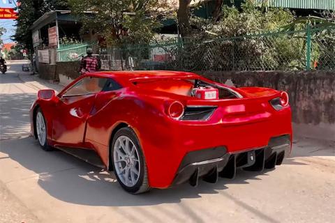 Вьетнамцы построили авто с дизайном Ferrari за $1 000 (видео)