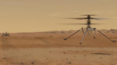 NASA объявила о запуске вертолета на Марсе