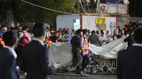 В Израиле в массовой давке погибли 44 человека (видео)