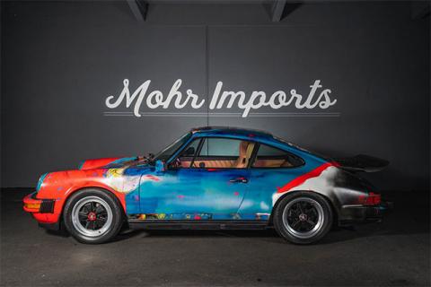 Культовый спорткар Porsche превратили в необычное произведение искусства
