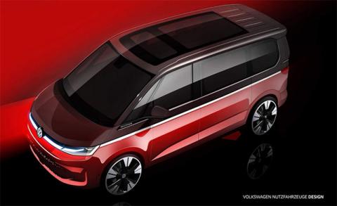Представлены официальные изображения нового Volkswagen Multivan T7