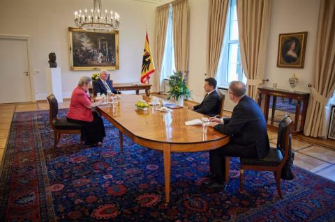 Президент Владимир Зеленский обсудил с Федеральным президентом Германии прогресс в реализации реформ в Украине