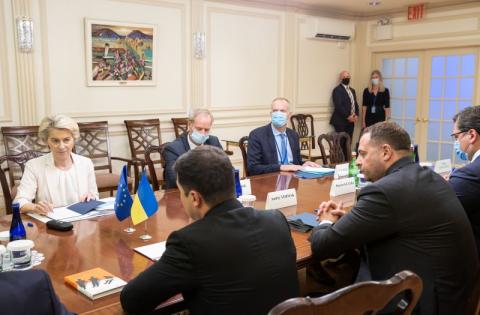 Владимир Зеленский обсудил с Президентом Европейской комиссии приоритеты в отношениях Украины с Евросоюзом в контексте подготовки к 23-му Саммиту Украина – ЕС