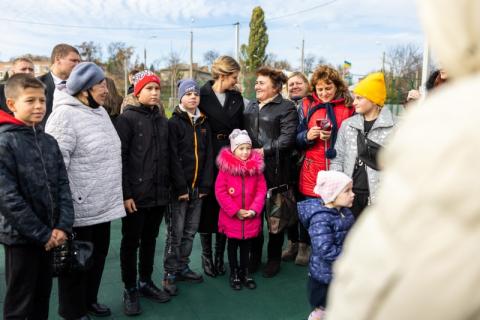 Елена Зеленская ознакомилась с первыми результатами реализации проекта «Общины без барьеров» на Черкасчине