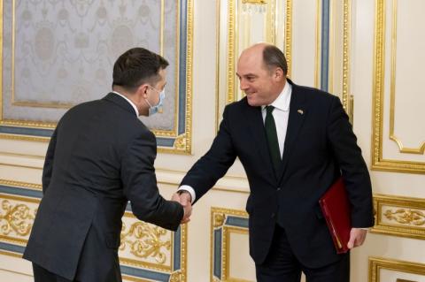 Владимир Зеленский провел встречу с министром обороны Великобритании