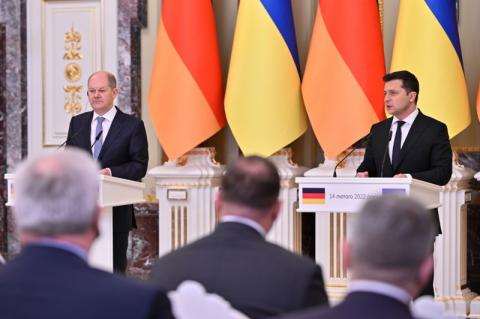В Украине сегодня решается будущее архитектуры европейской безопасности – Владимир Зеленский после встречи с канцлером Германии