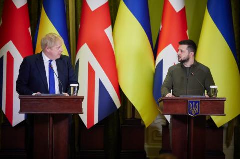 Украина и Великобритания и в дальнейшем будут усиливать антивоенную коалицию – Владимир Зеленский после встречи с Борисом Джонсоном в Киеве