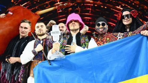 Kalush Orchestra виголосили переможну промову зі сцени Євробачення-2022 (відео)