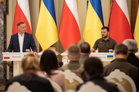 Владимир Зеленский поддерживает инициативу Анджея Дуды по новому соглашению о добрососедстве между Украиной и Польшей, которое способствовало бы укреплению отношений двух стран