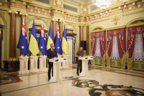 Глава государства встретился в Киеве с Премьер-министром Австралии