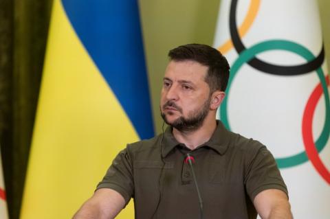 Владимир Зеленский и Томас Бах обсудили поддержку украинского спорта со стороны МОК во время войны и после ее завершения