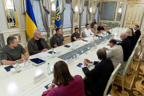 Президент Украины встретился с делегацией Палаты представителей Конгресса США