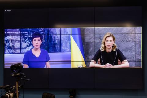 Никто в мире не может стоять на нейтральной позиции в отношении войны России против Украины – первая леди в интервью сингапурскому телеканалу