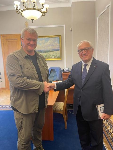Андрей Сибига встретился с президентом совета директоров Европейской организации публичного права