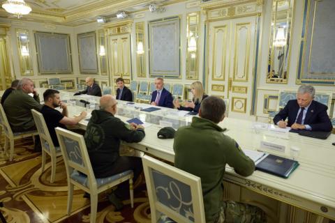 Владимир Зеленский встретился с министром обороны Италии