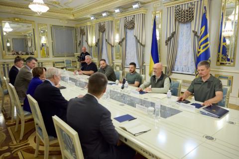 Владимир Зеленский встретился с сенаторами США Робертом Портманом и Эми Клобучар