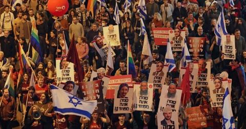 В Израиле протестуют против ограничения судебного контроля за властью
